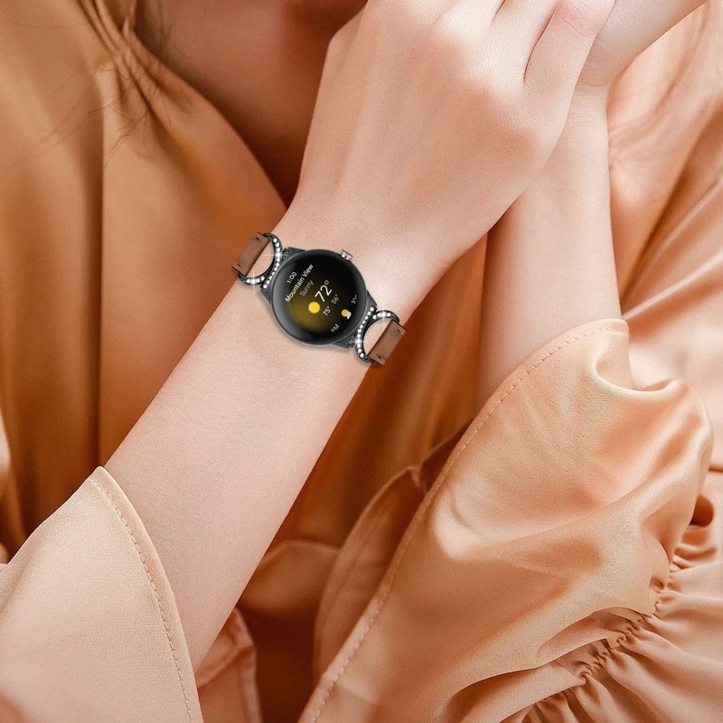 Mega Zäh Google Pixel Watch Kunstleder Armband