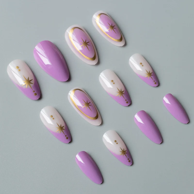 Glamorous Star Motiv Nagelkunst Set