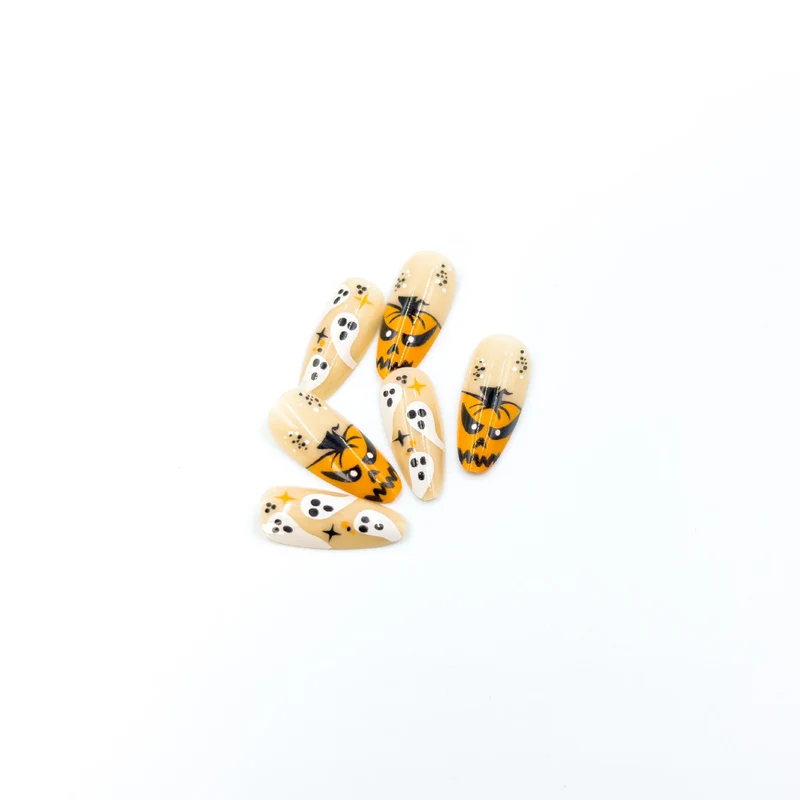 Halloween-Themen Press-On Nagelkunst Set
