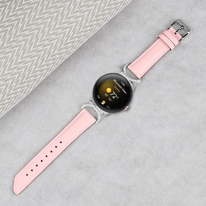 Unglaublich Schön Google Pixel Watch Kunstleder Armband