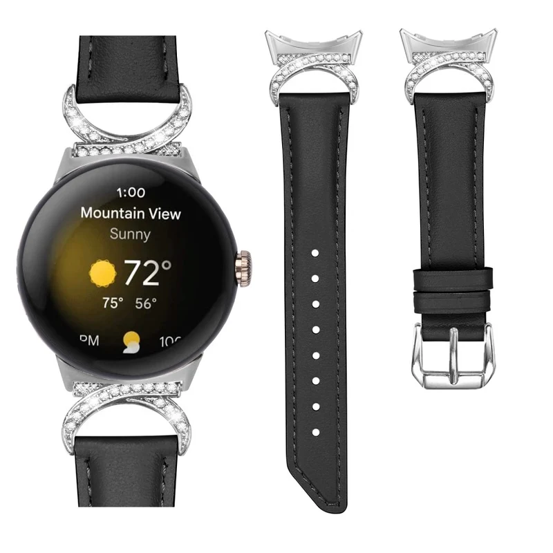 Unglaublich Schön Google Pixel Watch Kunstleder Armband