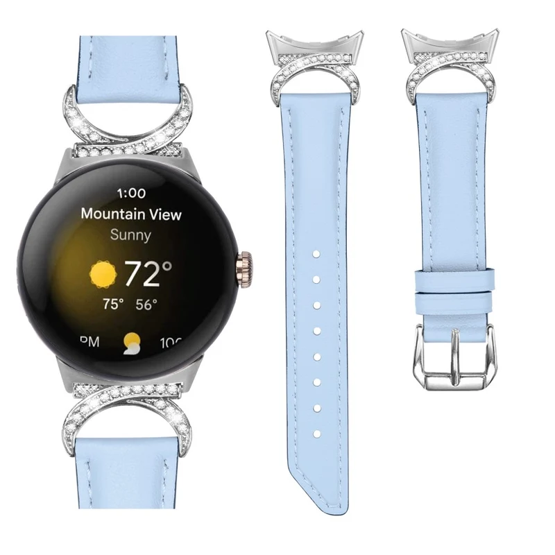 Unglaublich Schön Google Pixel Watch Kunstleder Armband