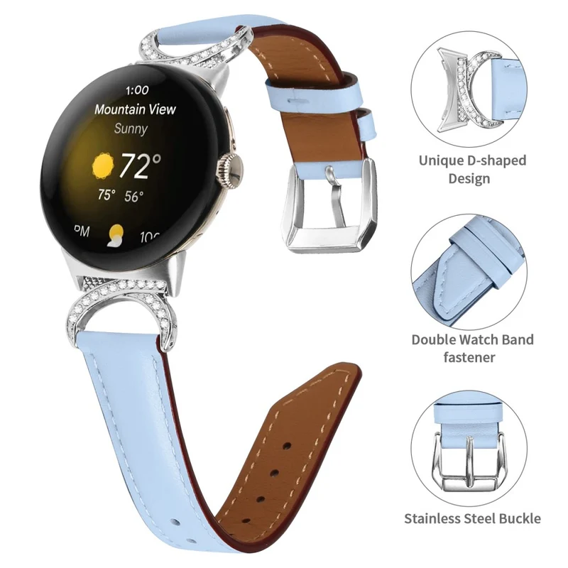 Unglaublich Schön Google Pixel Watch Kunstleder Armband