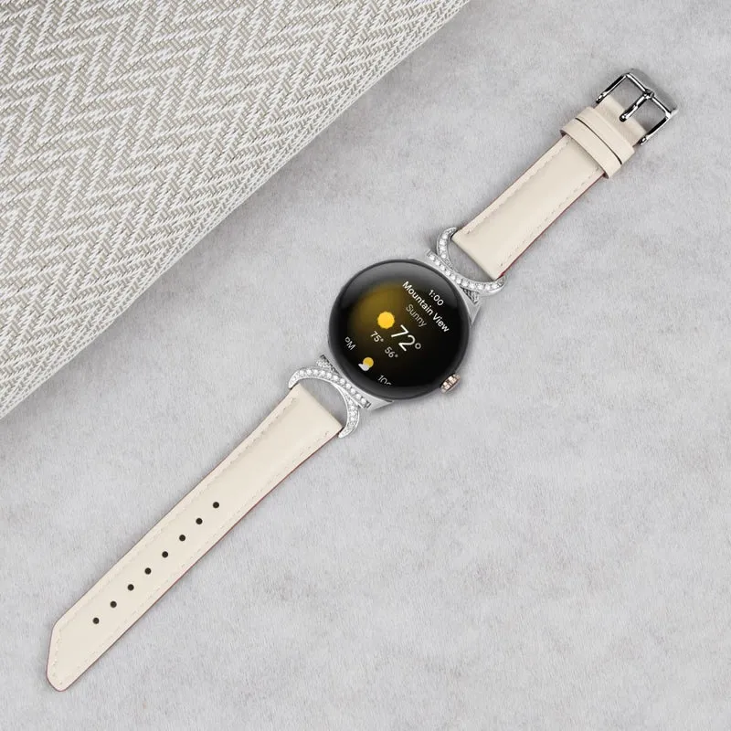 Unglaublich Schön Google Pixel Watch Kunstleder Armband