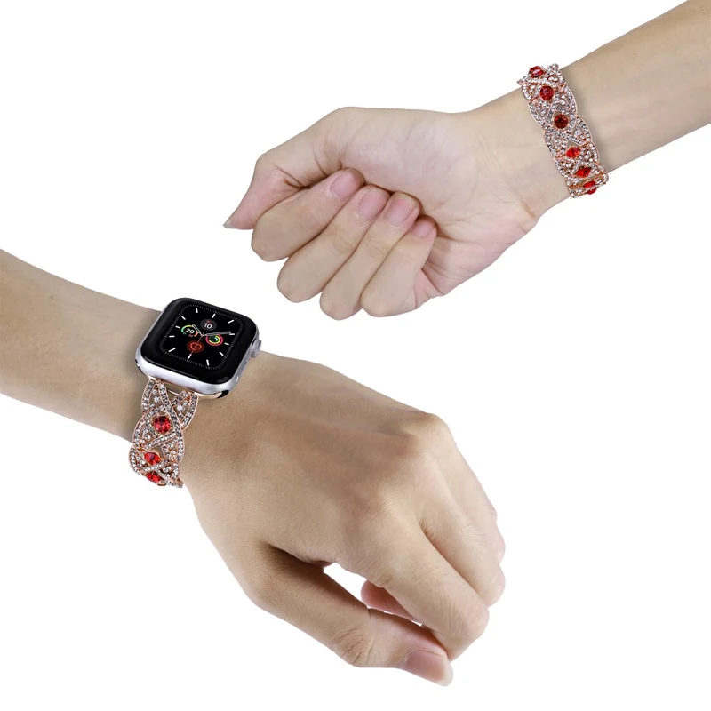 Stark Apple Smartwatch Metall Und Strass Universell Armband