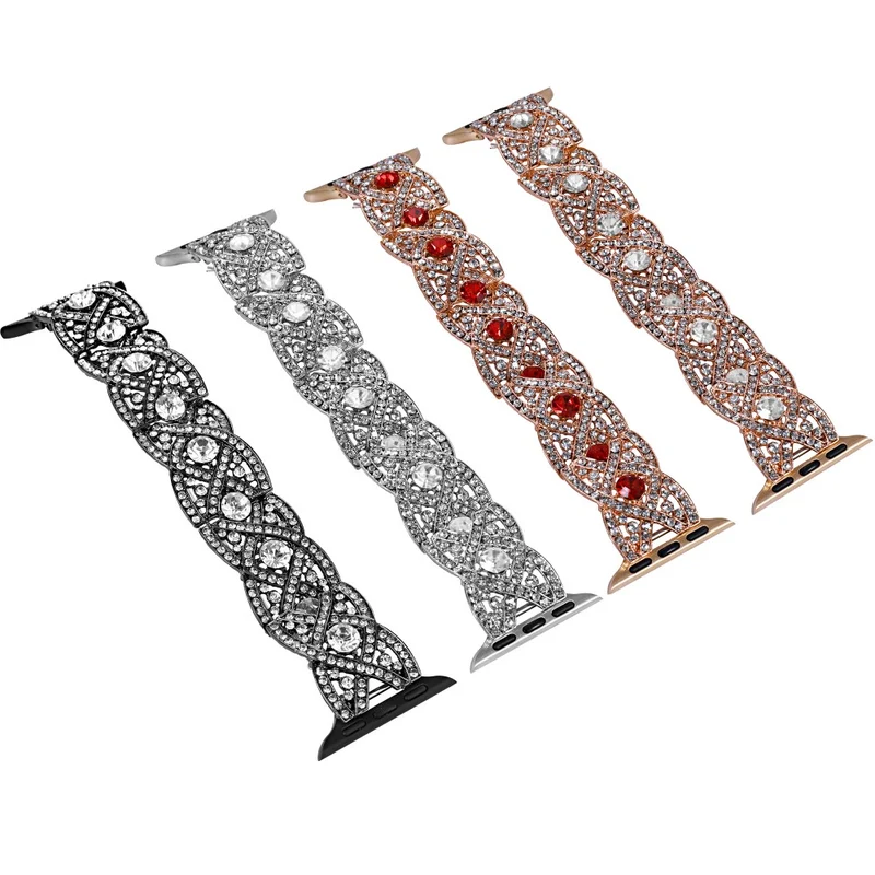 Stark Apple Smartwatch Metall Und Strass Universell Armband