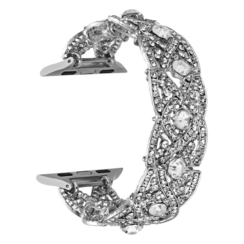 Stark Apple Smartwatch Metall Und Strass Universell Armband