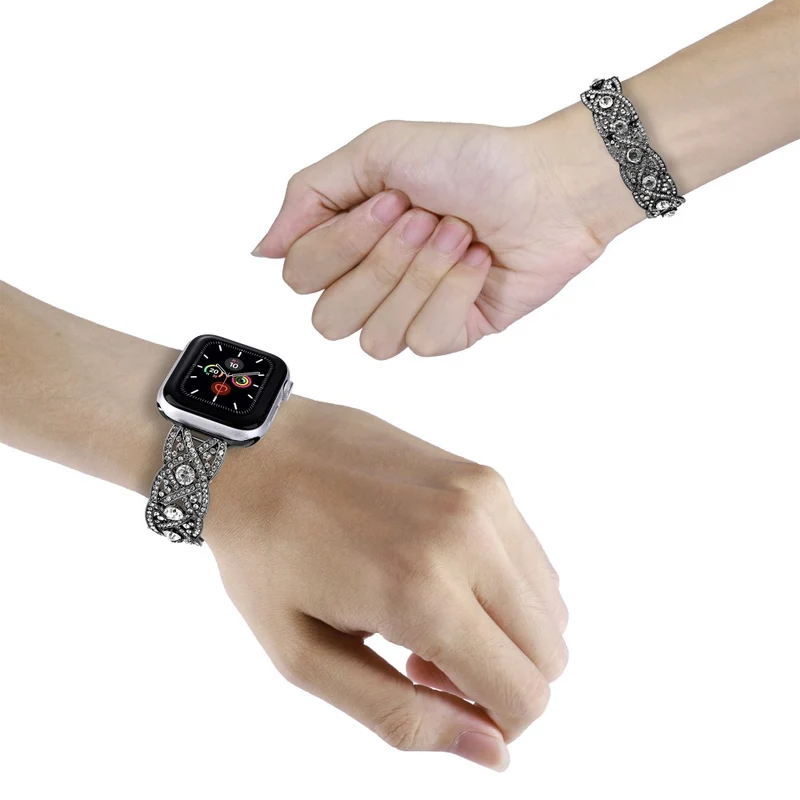 Stark Apple Smartwatch Metall Und Strass Universell Armband