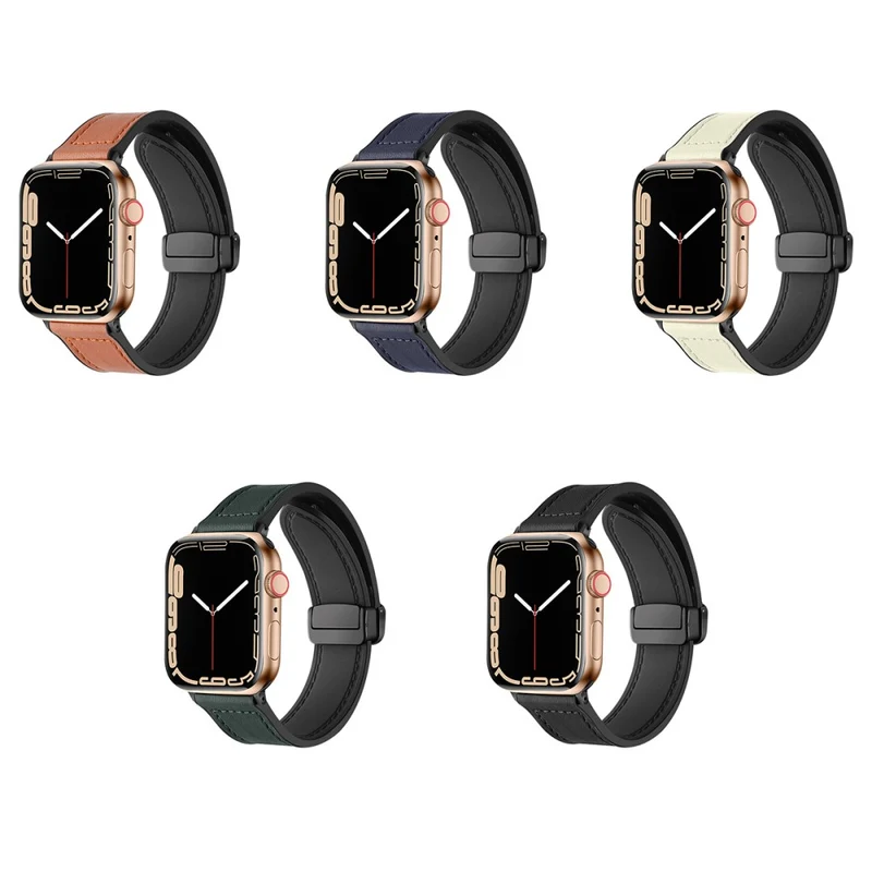 Apple Smartwatch Kunstleder Und Silikon / Tpu Universell Armband