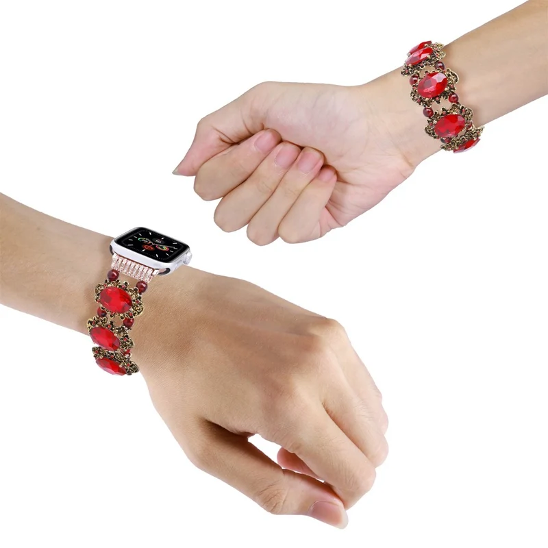 Cool Apple Smartwatch Plastik Und Strass Universell Armband