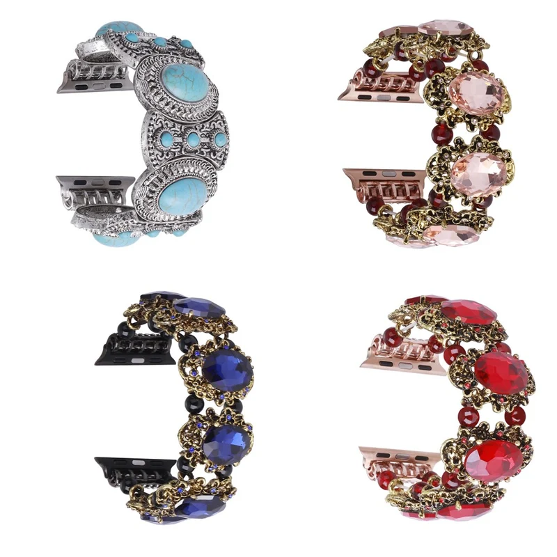 Cool Apple Smartwatch Plastik Und Strass Universell Armband