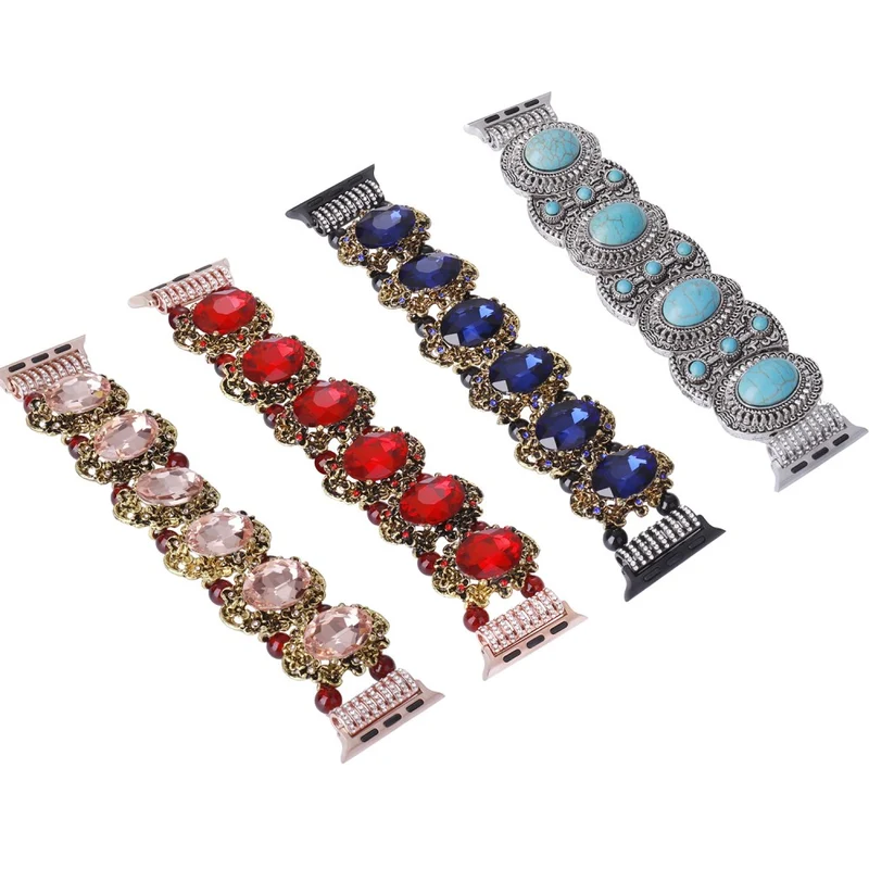 Cool Apple Smartwatch Plastik Und Strass Universell Armband