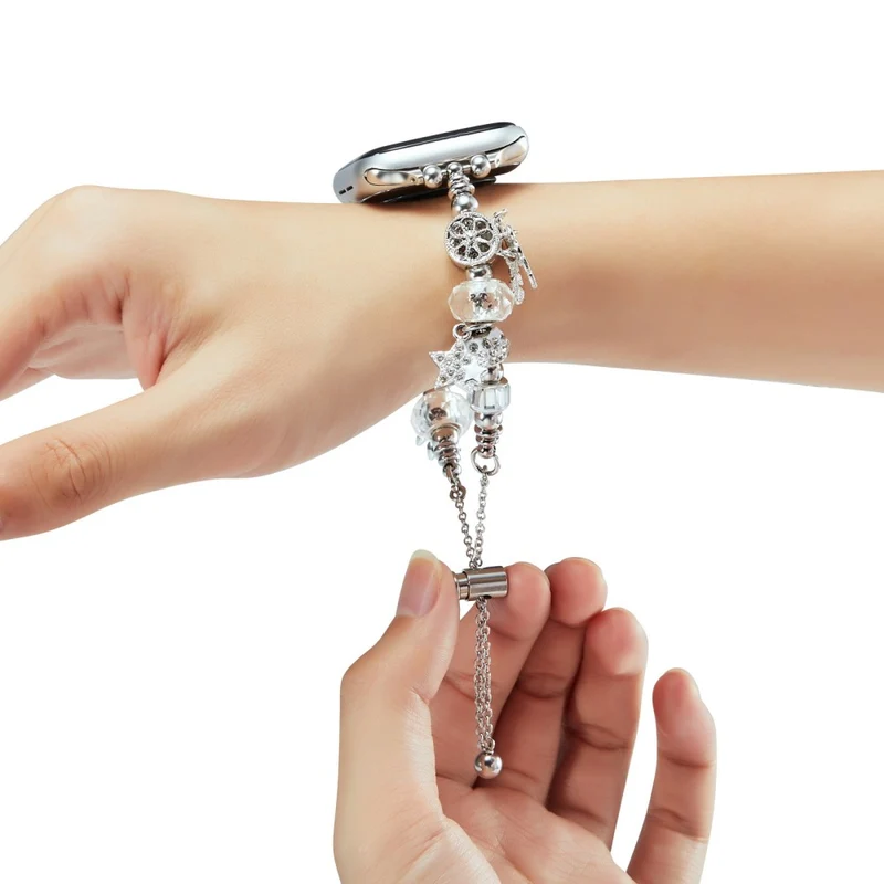 Cool Apple Smartwatch Metall Und Strass Universell Armband