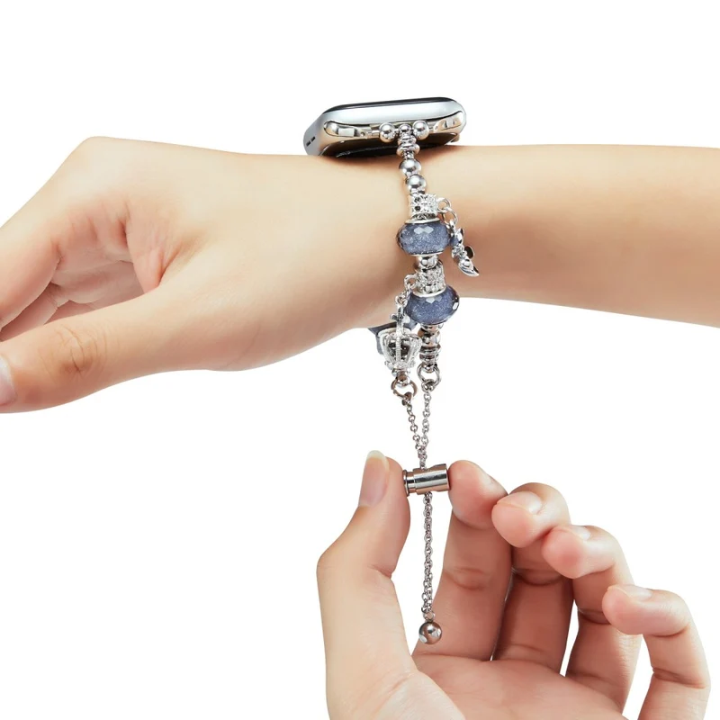 Cool Apple Smartwatch Metall Und Strass Universell Armband