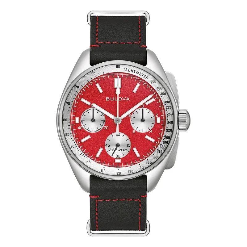 Bulova Lunar Pilot 96K115 Herrenuhr • 262 kHz Quarzwerk