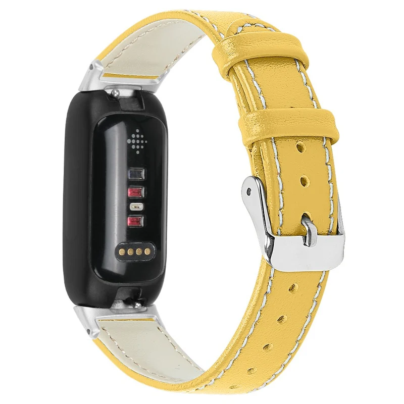 Haltbar Fitbit Inspire 3 Echtes Leder Armband