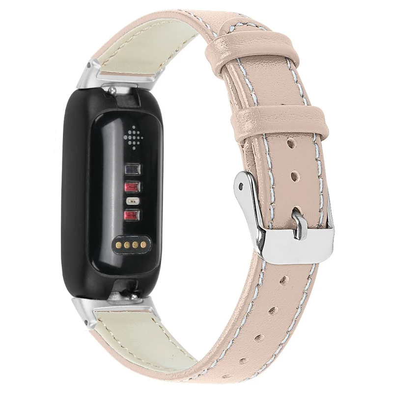 Haltbar Fitbit Inspire 3 Echtes Leder Armband