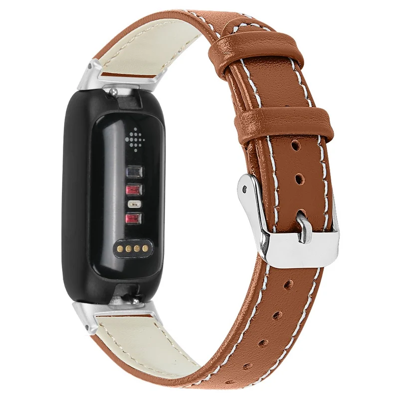 Haltbar Fitbit Inspire 3 Echtes Leder Armband
