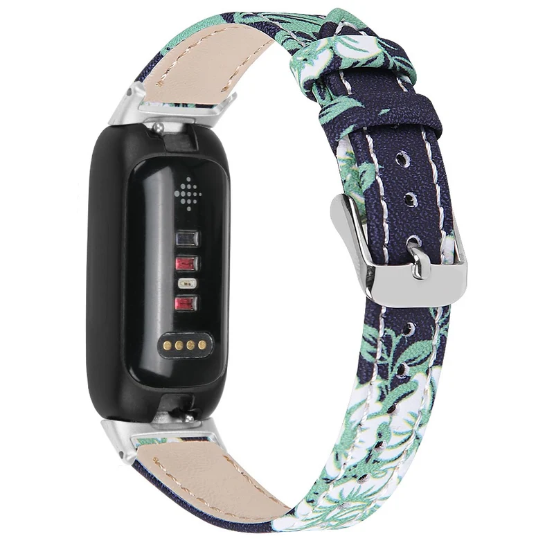 Haltbar Fitbit Inspire 3 Echtes Leder Armband