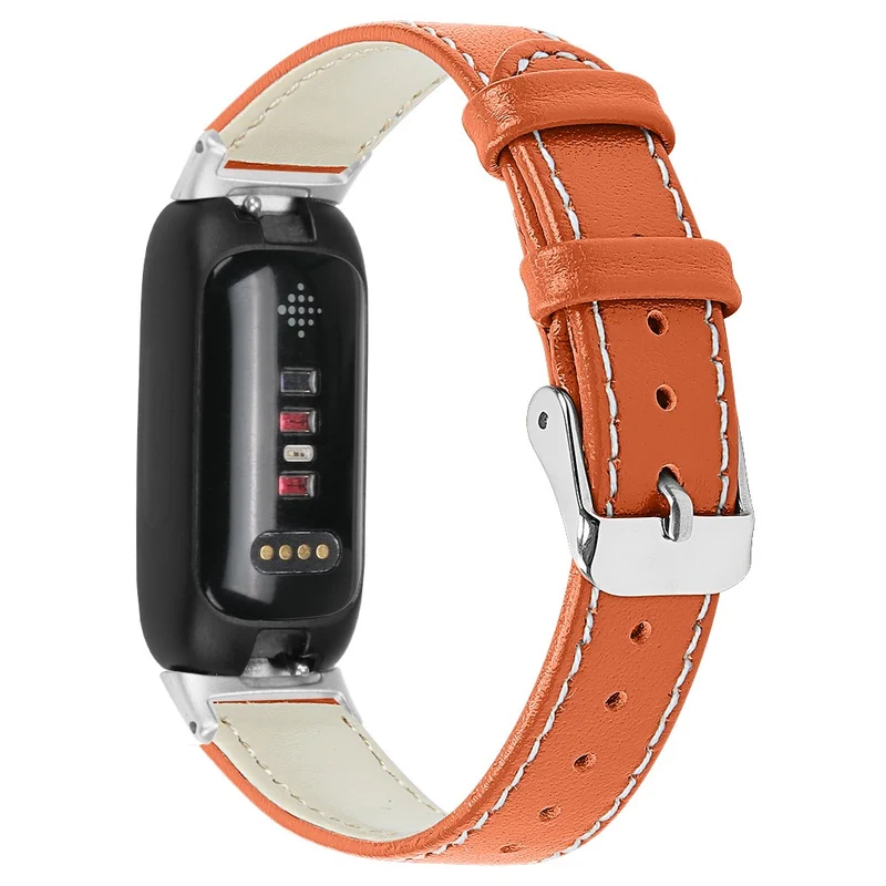 Haltbar Fitbit Inspire 3 Echtes Leder Armband