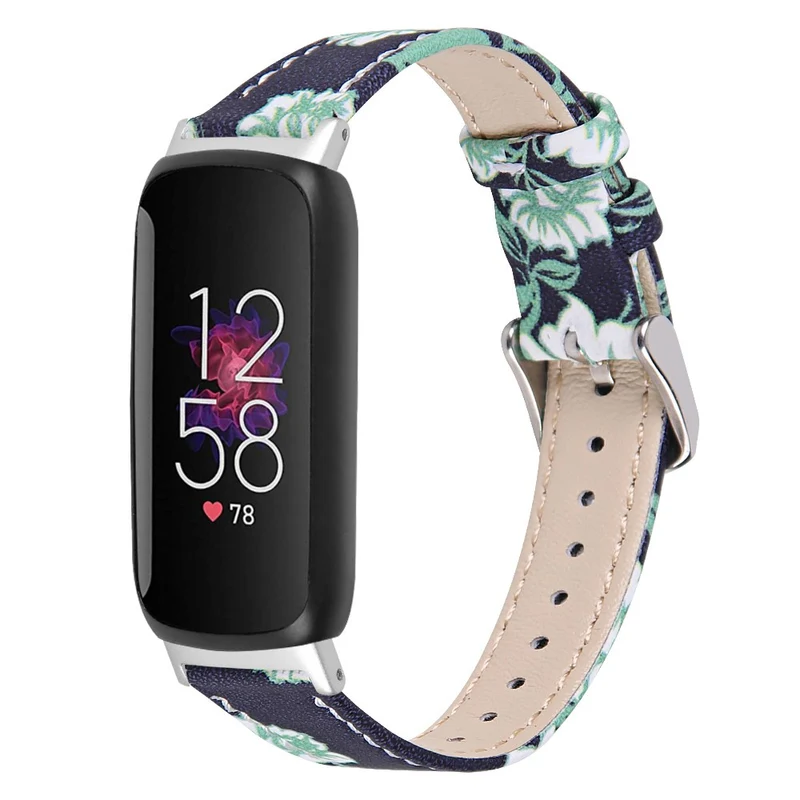 Haltbar Fitbit Inspire 3 Echtes Leder Armband