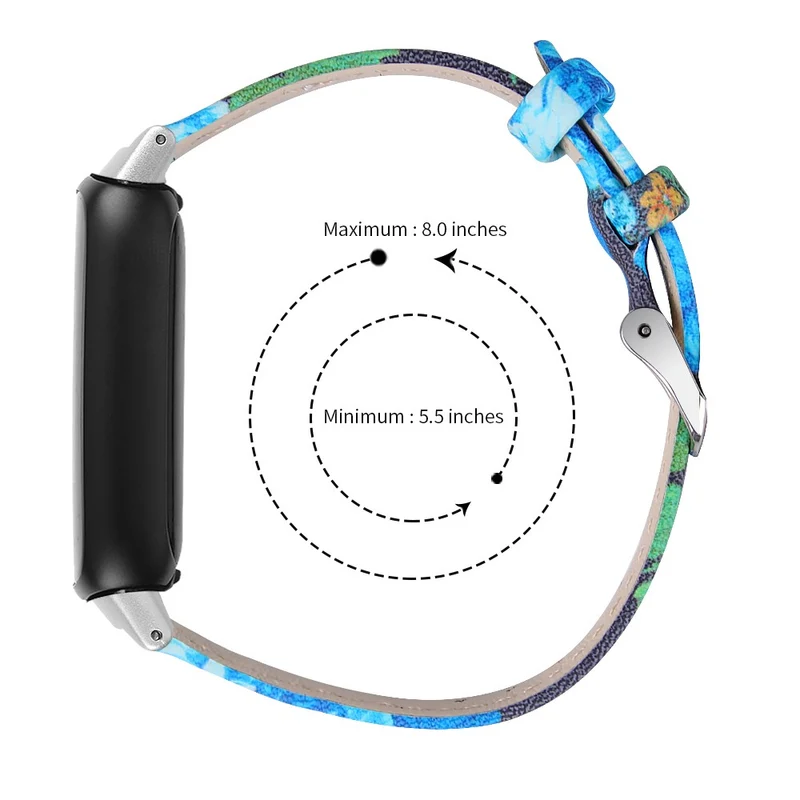 Haltbar Fitbit Inspire 3 Echtes Leder Armband