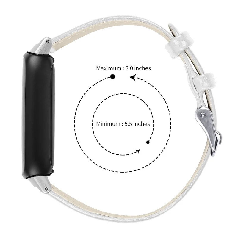 Haltbar Fitbit Inspire 3 Echtes Leder Armband