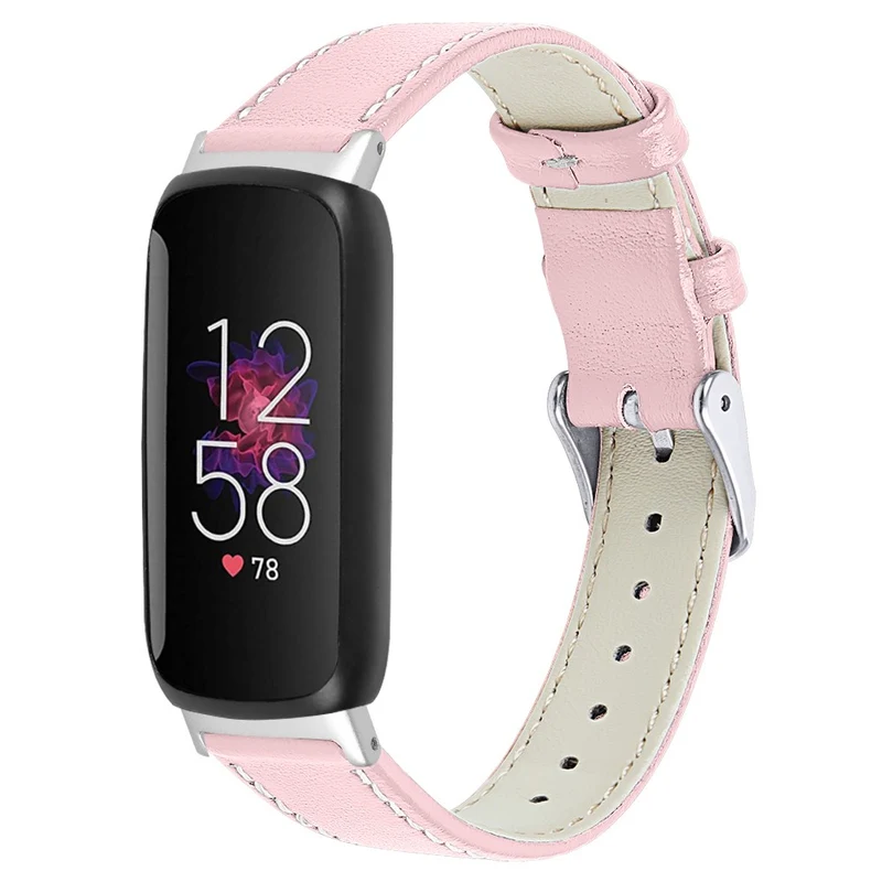 Haltbar Fitbit Inspire 3 Echtes Leder Armband