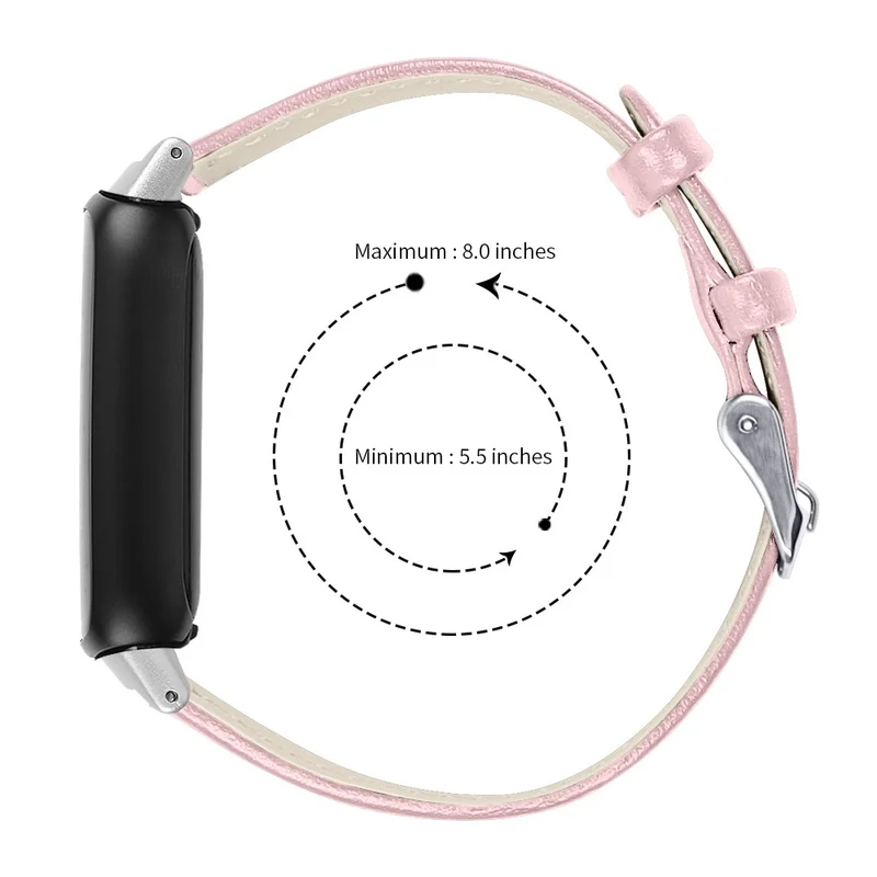 Haltbar Fitbit Inspire 3 Echtes Leder Armband