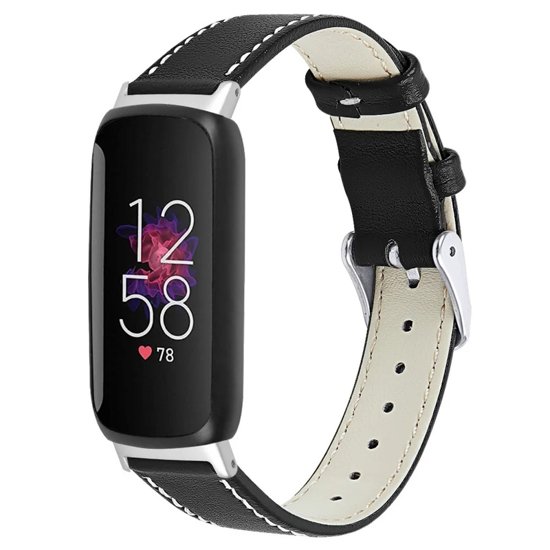 Haltbar Fitbit Inspire 3 Echtes Leder Armband