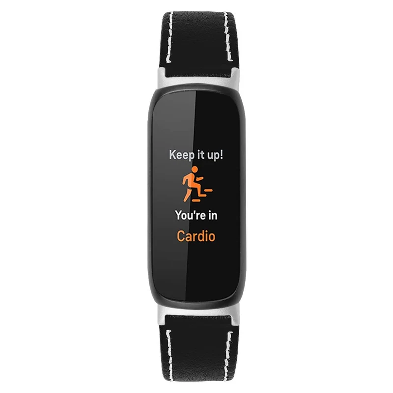Haltbar Fitbit Inspire 3 Echtes Leder Armband