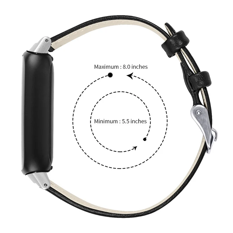 Haltbar Fitbit Inspire 3 Echtes Leder Armband