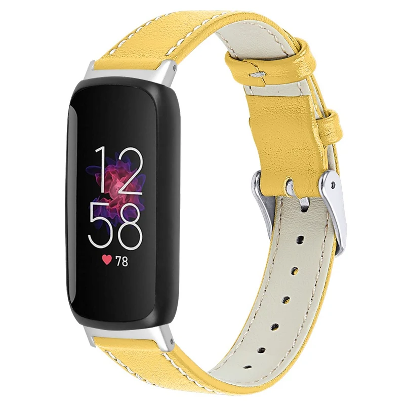 Haltbar Fitbit Inspire 3 Echtes Leder Armband