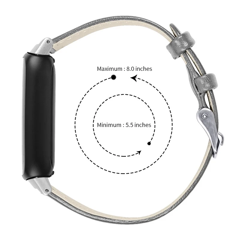 Haltbar Fitbit Inspire 3 Echtes Leder Armband