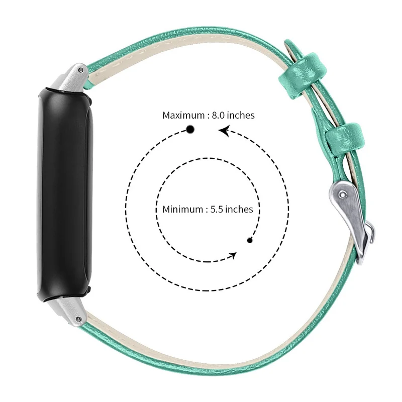 Haltbar Fitbit Inspire 3 Echtes Leder Armband