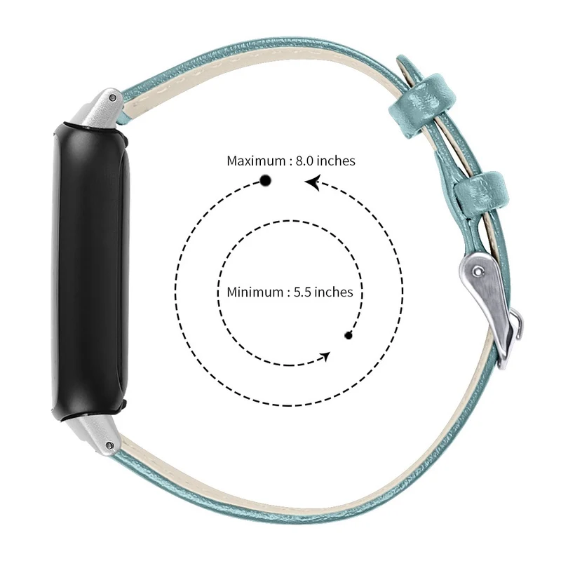 Haltbar Fitbit Inspire 3 Echtes Leder Armband