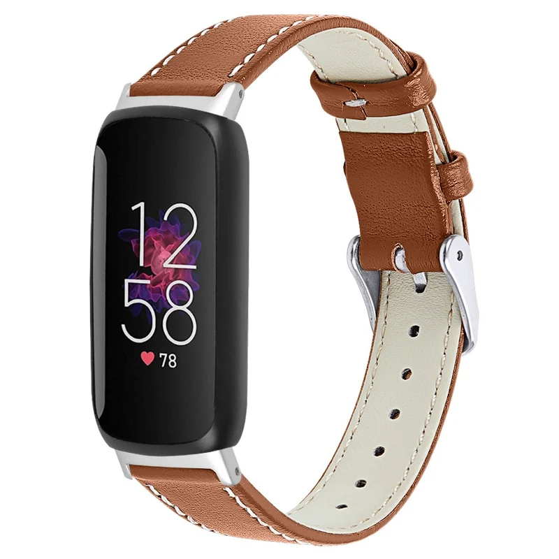 Haltbar Fitbit Inspire 3 Echtes Leder Armband