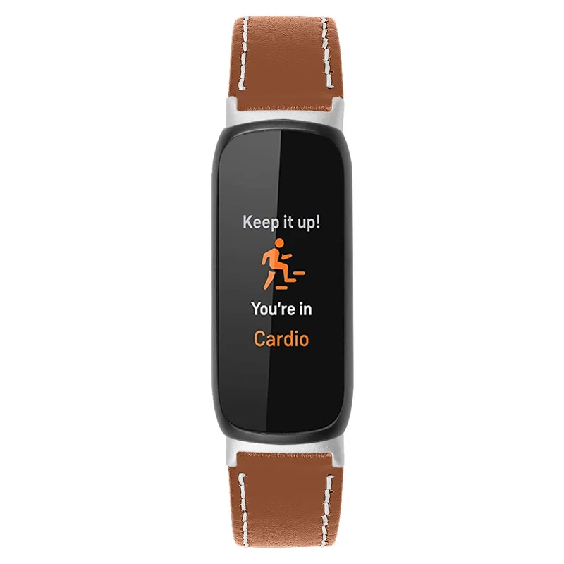 Haltbar Fitbit Inspire 3 Echtes Leder Armband