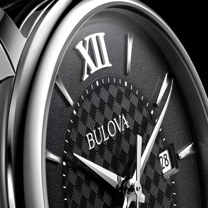 Bulova Classic Hudson 96B441 Herrenuhr • Automatikwerk • Saphirglas