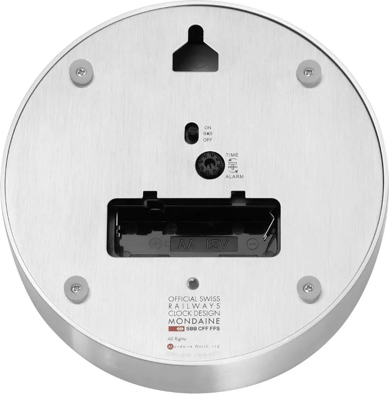 Mondaine SBB A997.MCAL.46SBV Tischuhr • Bahnhofs-Design • Wecker