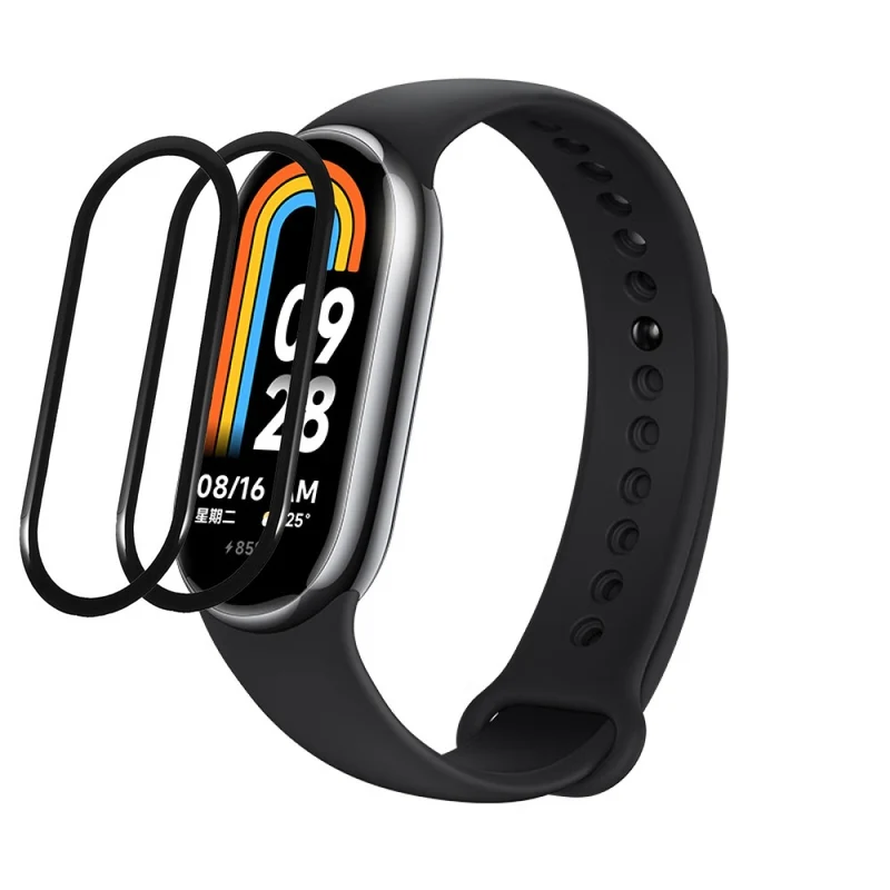 2stück Xiaomi Smart Band 8 Silikon / TPU HD Displayschutz