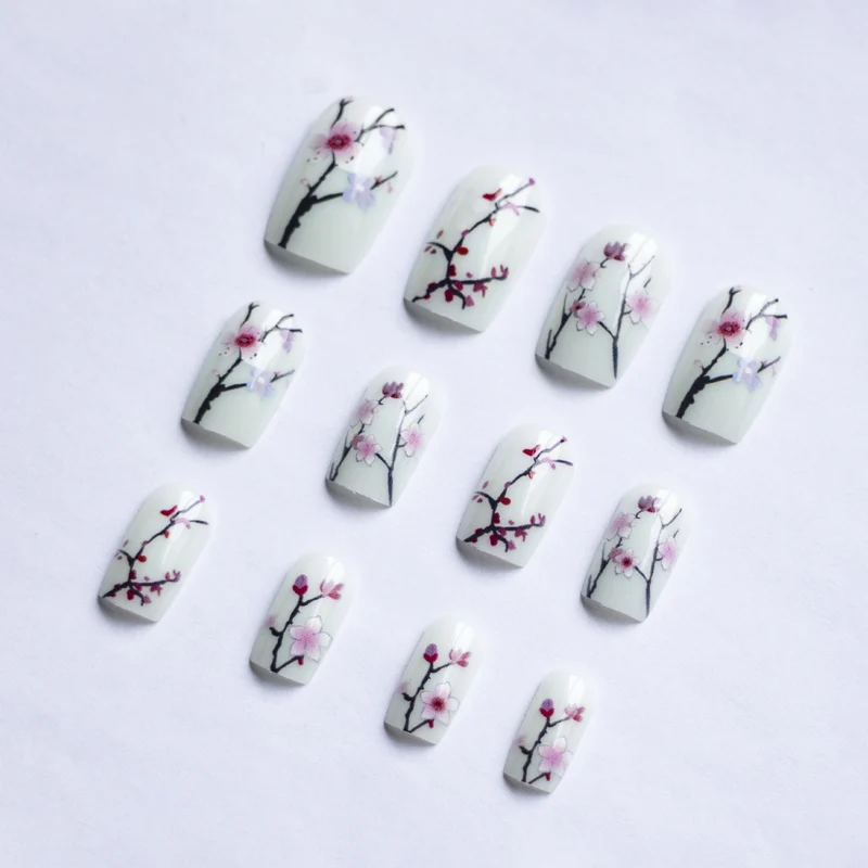 Floral Kirschblüten Nagelkunst Set