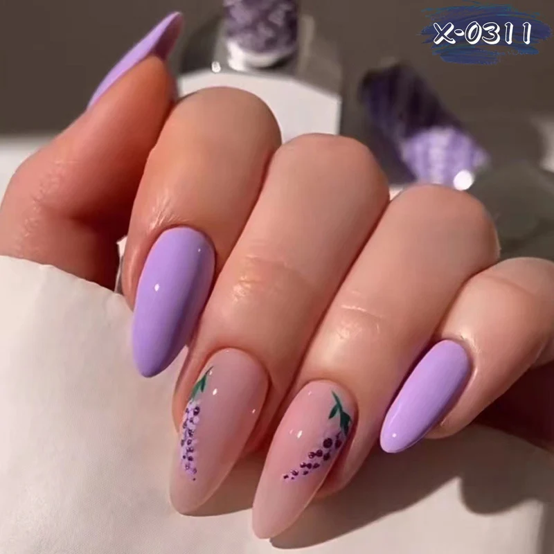 Floral Art Acryl Nagelset