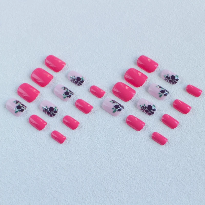 Floral Art Acryl Nageldesign Set