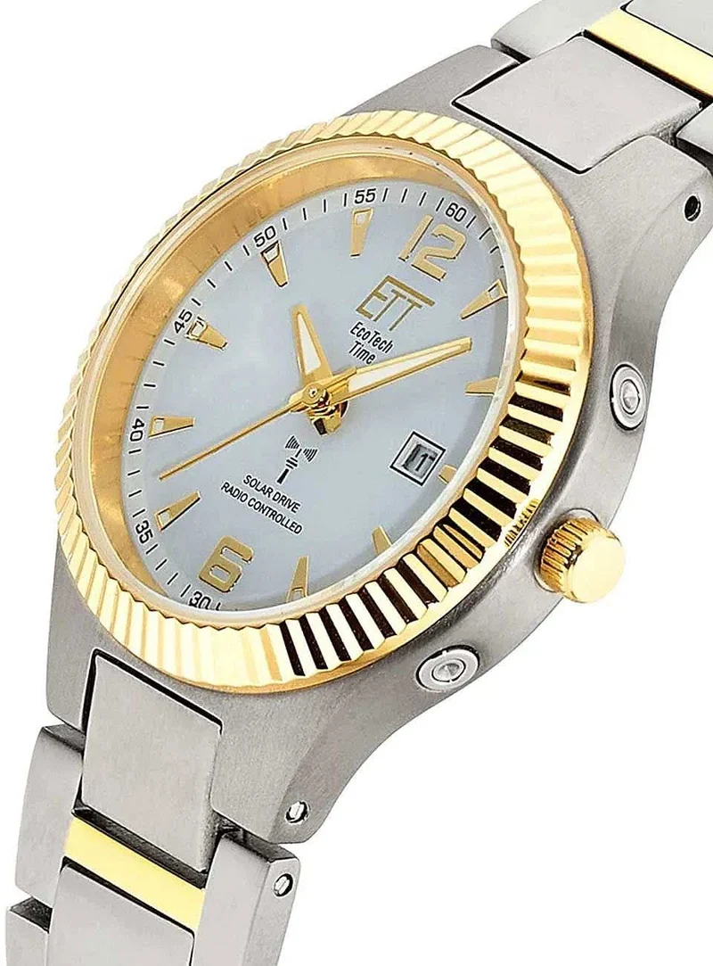 Eco Tech Time Everest ELT-11672-12M Damenuhr • Solar • Funk
