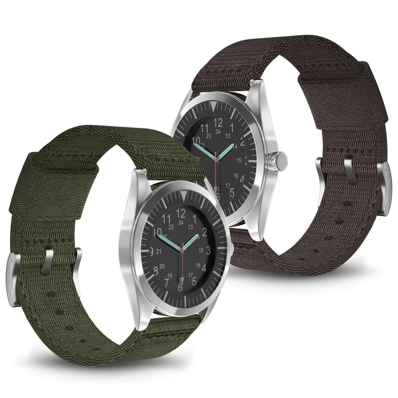 Entzückend 24mm Textil / Nylon Armband