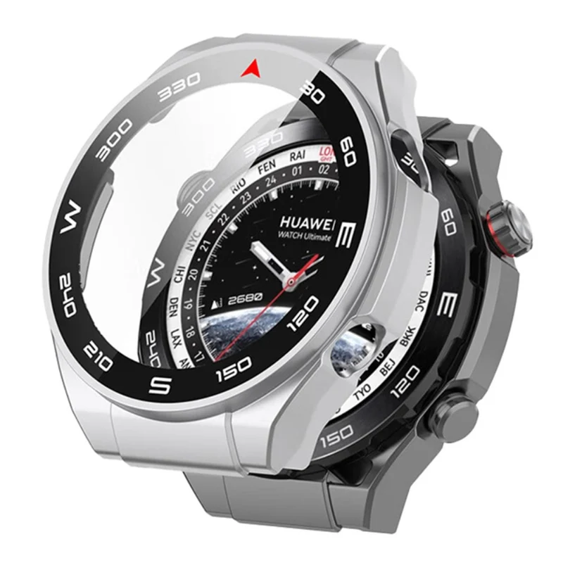 Mega Stylisch Huawei Watch Ultimate Hülle mit Displayschutz in Plastik und Glas