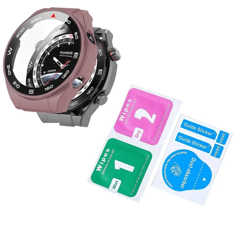 Mega Stylisch Huawei Watch Ultimate Hülle mit Displayschutz in Plastik und Glas