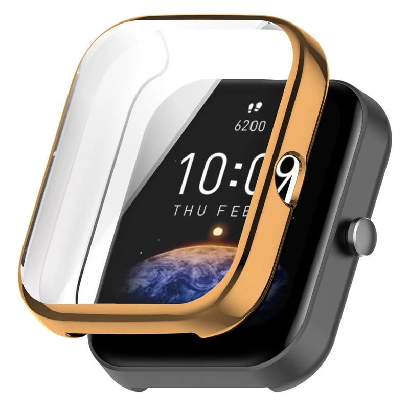 Modisch Amazfit Bip 3 / Amazfit Bip 3 Pro Universell Hülle mit Displayschutz in Silikon / TPU