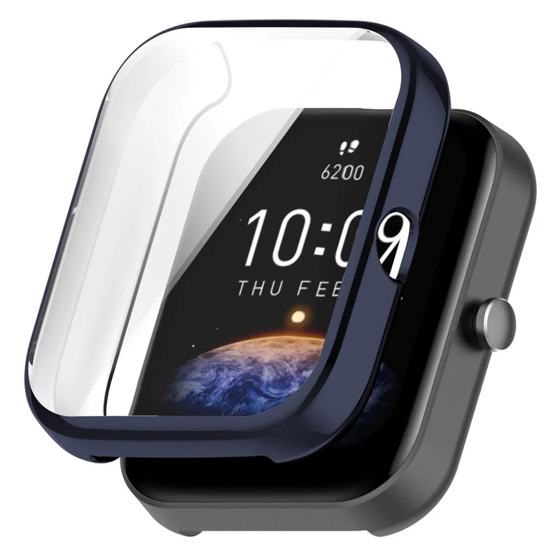 Modisch Amazfit Bip 3 / Amazfit Bip 3 Pro Universell Hülle mit Displayschutz in Silikon / TPU